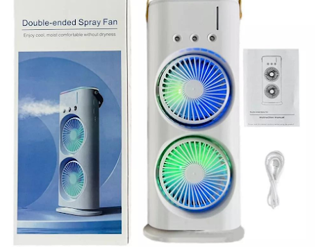 ventilador humidificador de aire carga